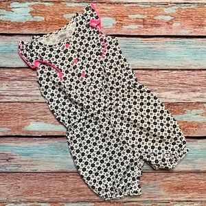 Carter’s Child of Mine Floral Black & White Romper